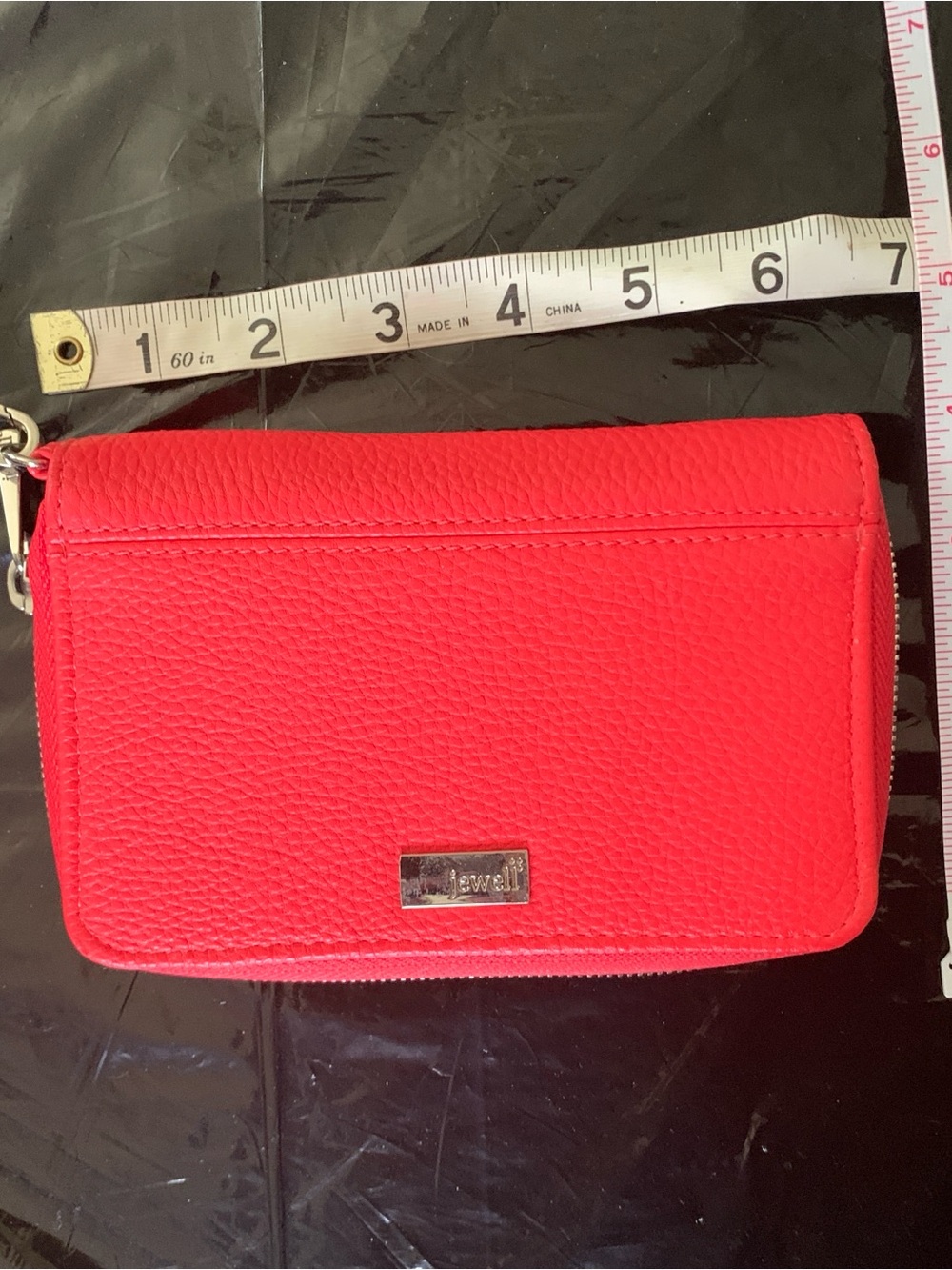 Bright Red Wristlet Wallet by Jewell
